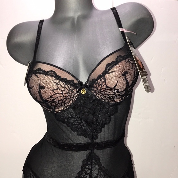 PuSH UP TEDDY Mesh & Lace daisy Fuentes - Picture 5 of 14